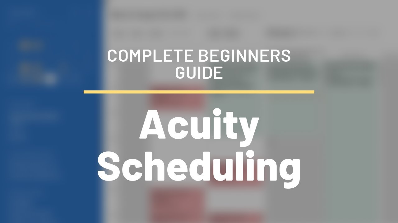 Acuity Scheduling - Rectools.io